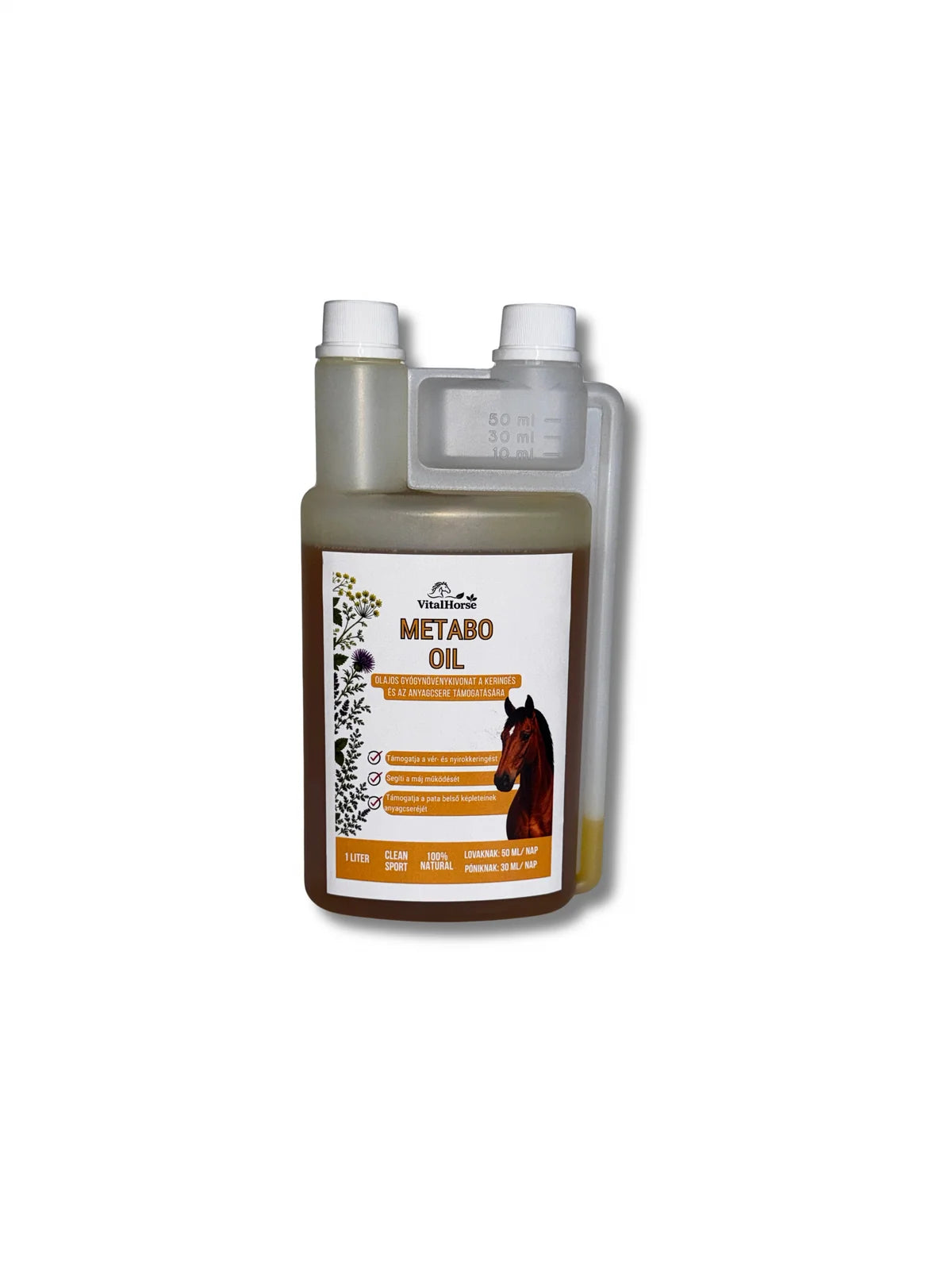 VitalHorse metabo oil előről